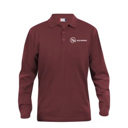 Classic Polo L/S bordeaux