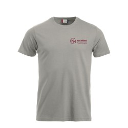 Classic T-Shirt grau silber