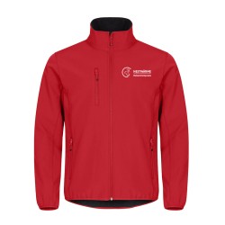 Classic Softshell Jacke rot