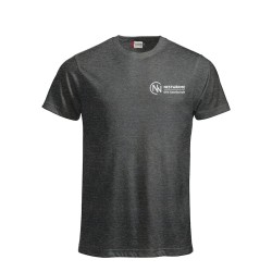 T-Shirt anthrazit melliert