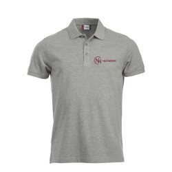 Classic Polo S/S grau melliert