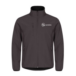 Classic Softshell Jacke grau